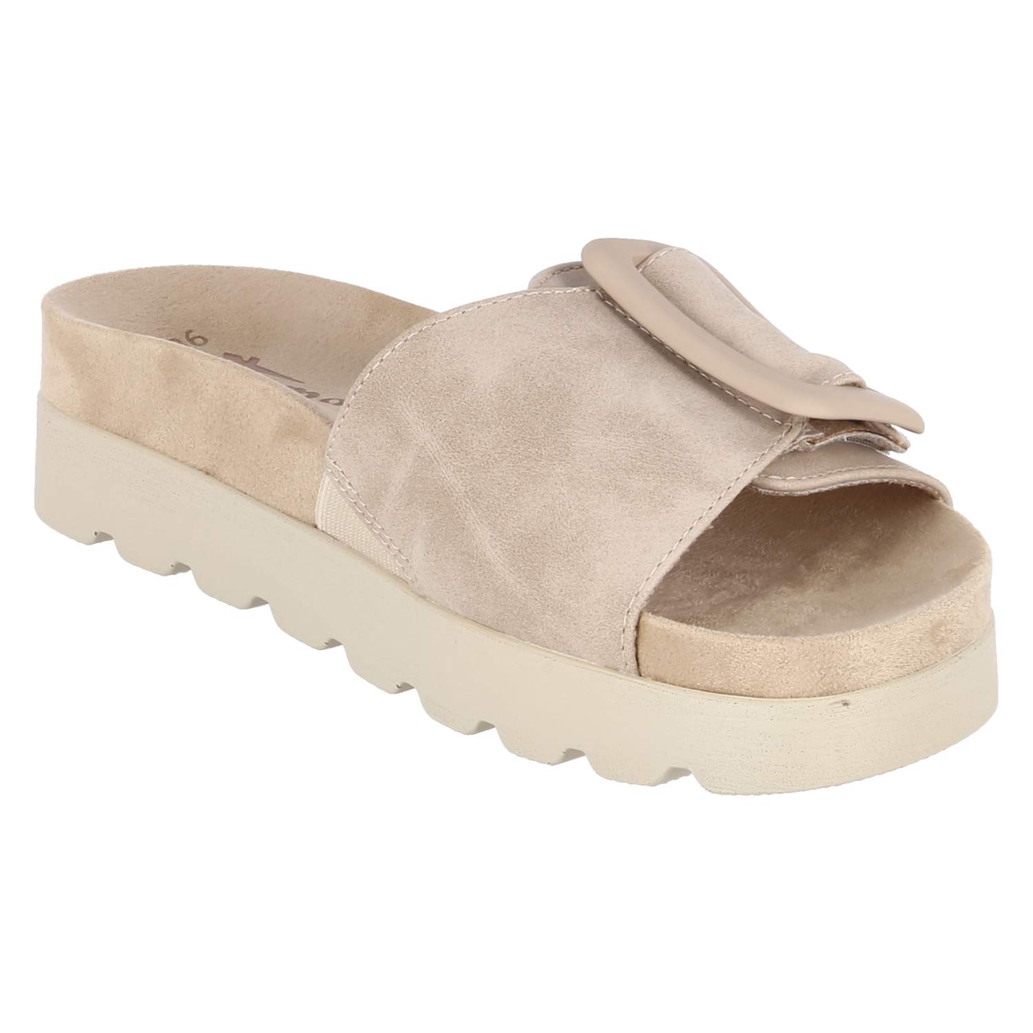 Pantoletten  Beige