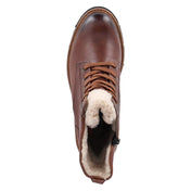 Schnürstiefeletten  Braun