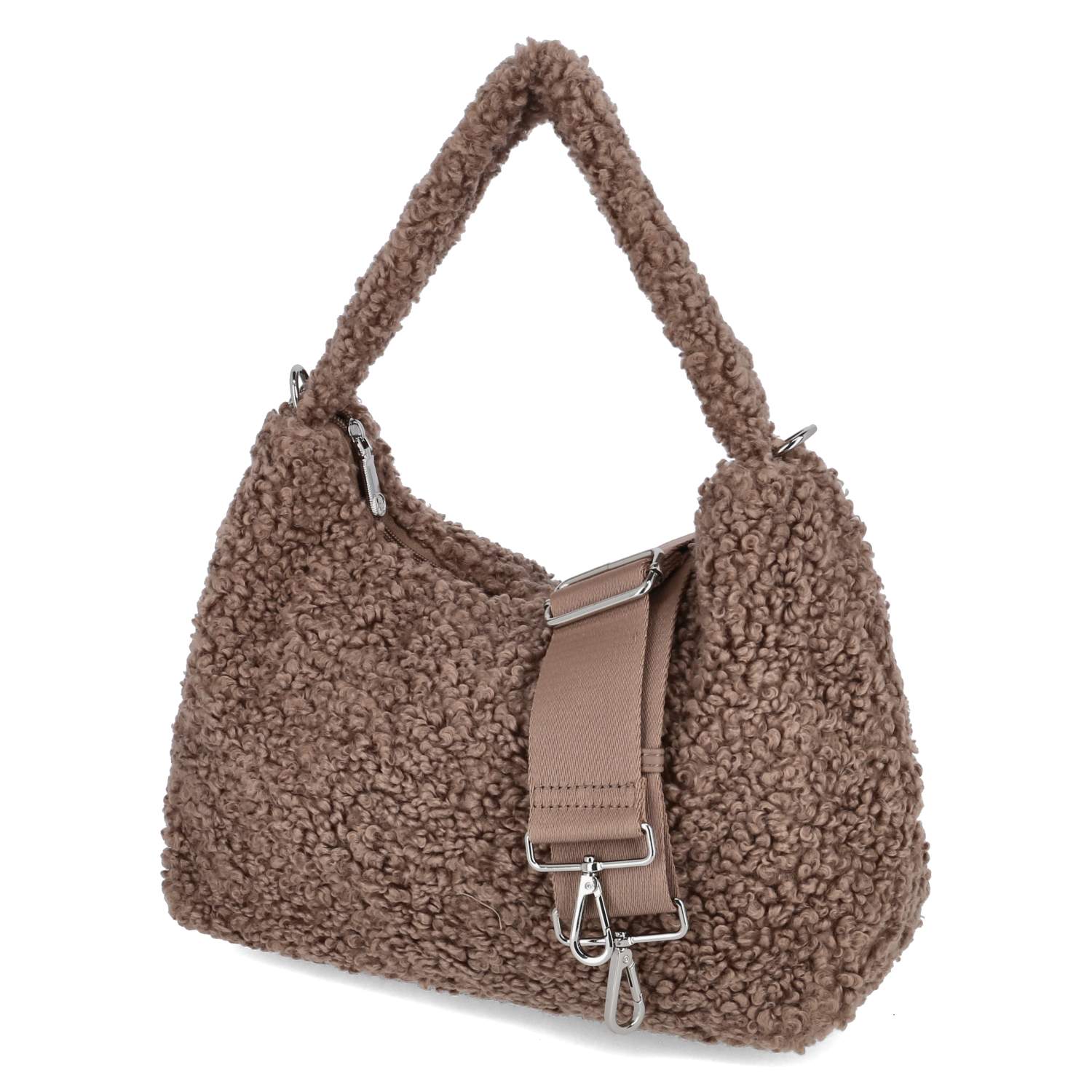 Schultertasche  Taupe