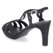 Glam-Sandaletten  Schwarz