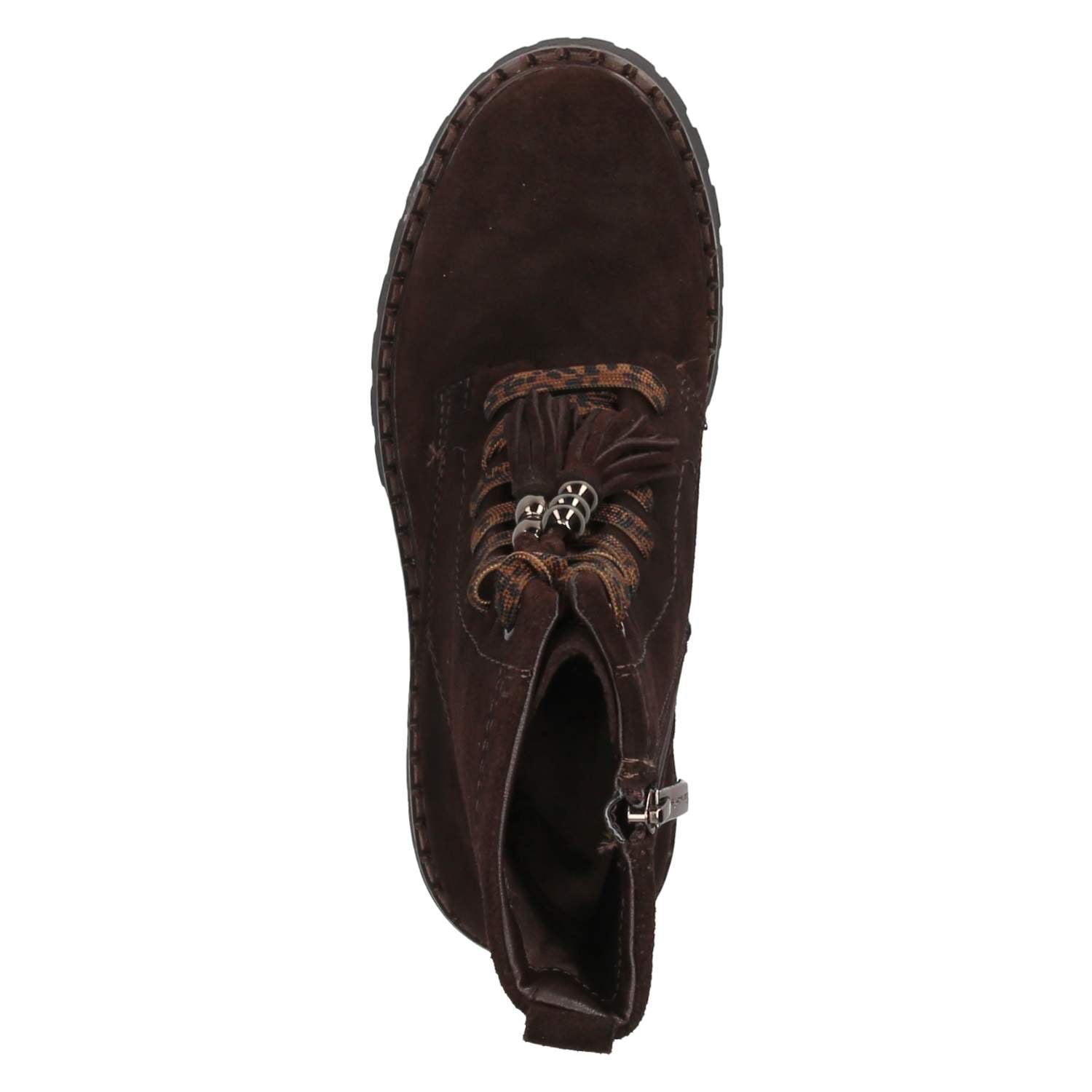 Schnüstiefeletten  Braun