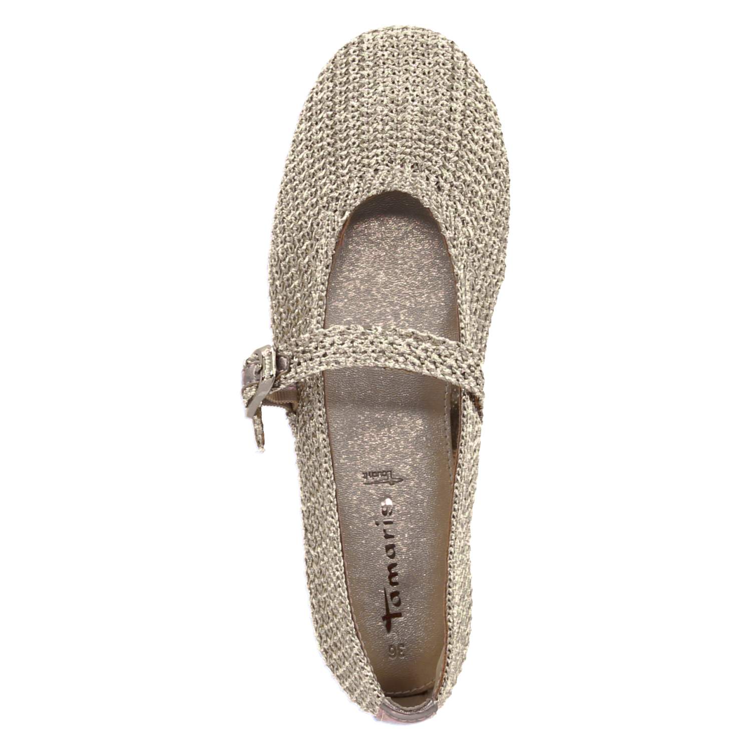 Spangenballerinas  Gold