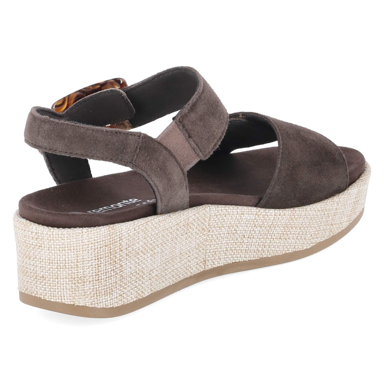 Plateau-Sandalen  Braun