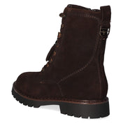 Schnüstiefeletten  Braun
