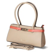 Schultertasche  Beige