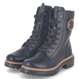 Schnürboots  Schwarz