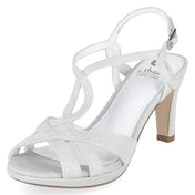 Glam-Sandaletten  Weiß