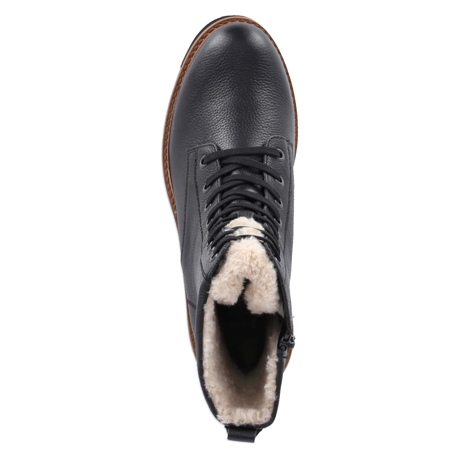 Schnürstiefeletten  Schwarz