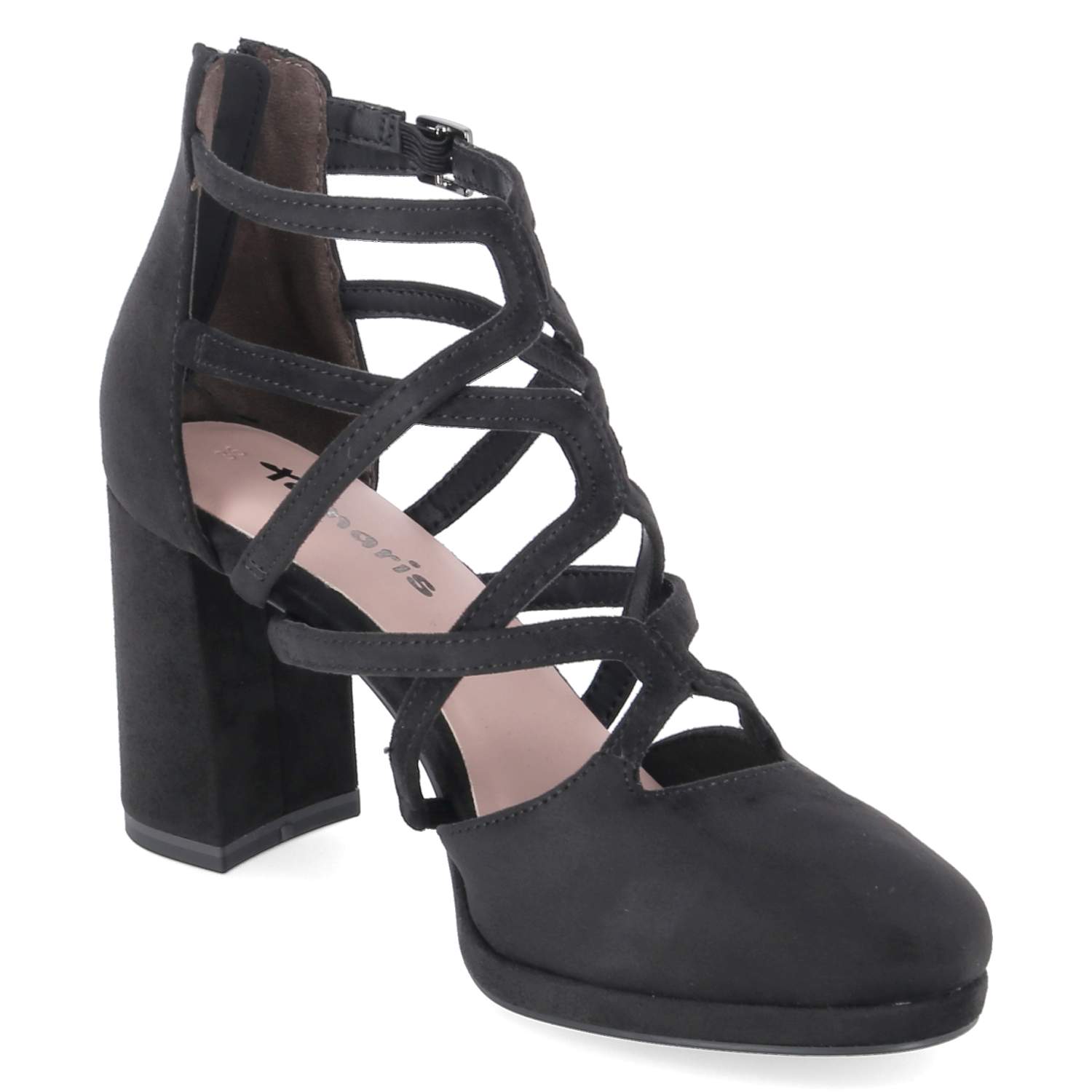 Riemchenpumps  Schwarz
