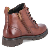 Schnürstiefeletten  Braun