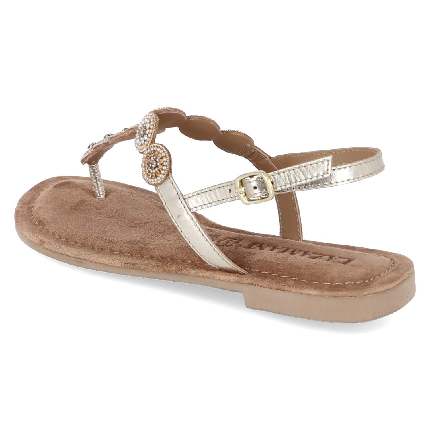 Zehentrenner-Sandalen  Gold