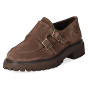 Schnallenschuhe  Braun