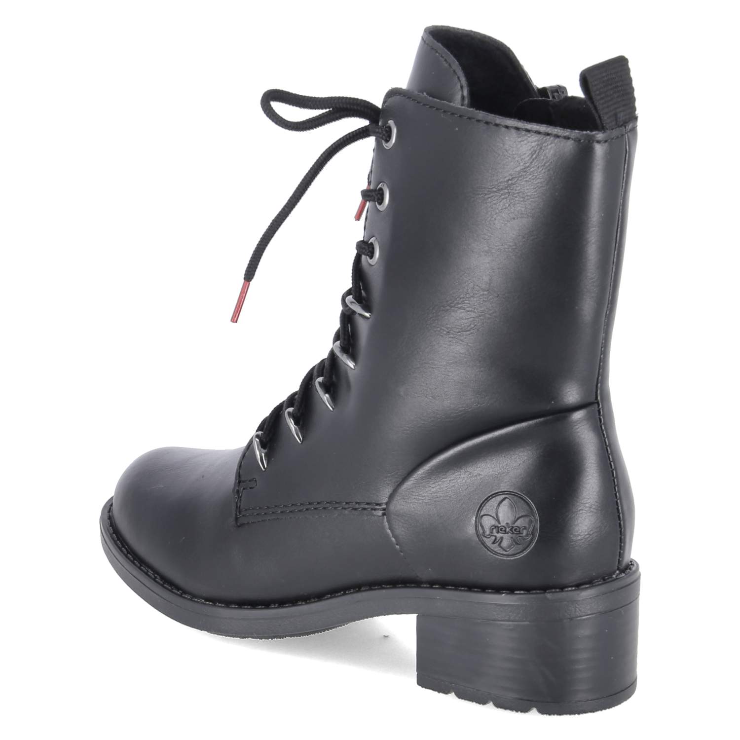 Schnürstiefeletten  Schwarz