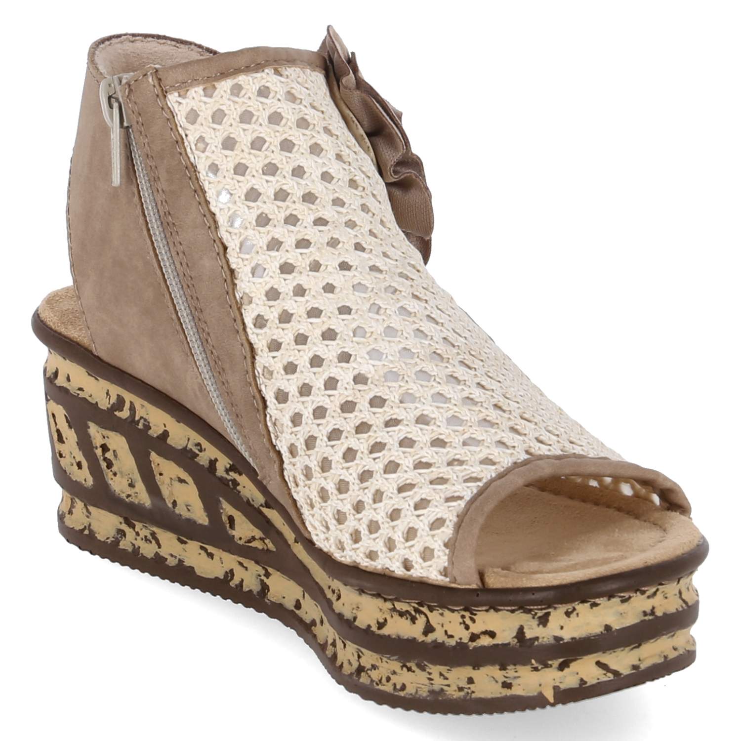 Keilsandaletten  Beige