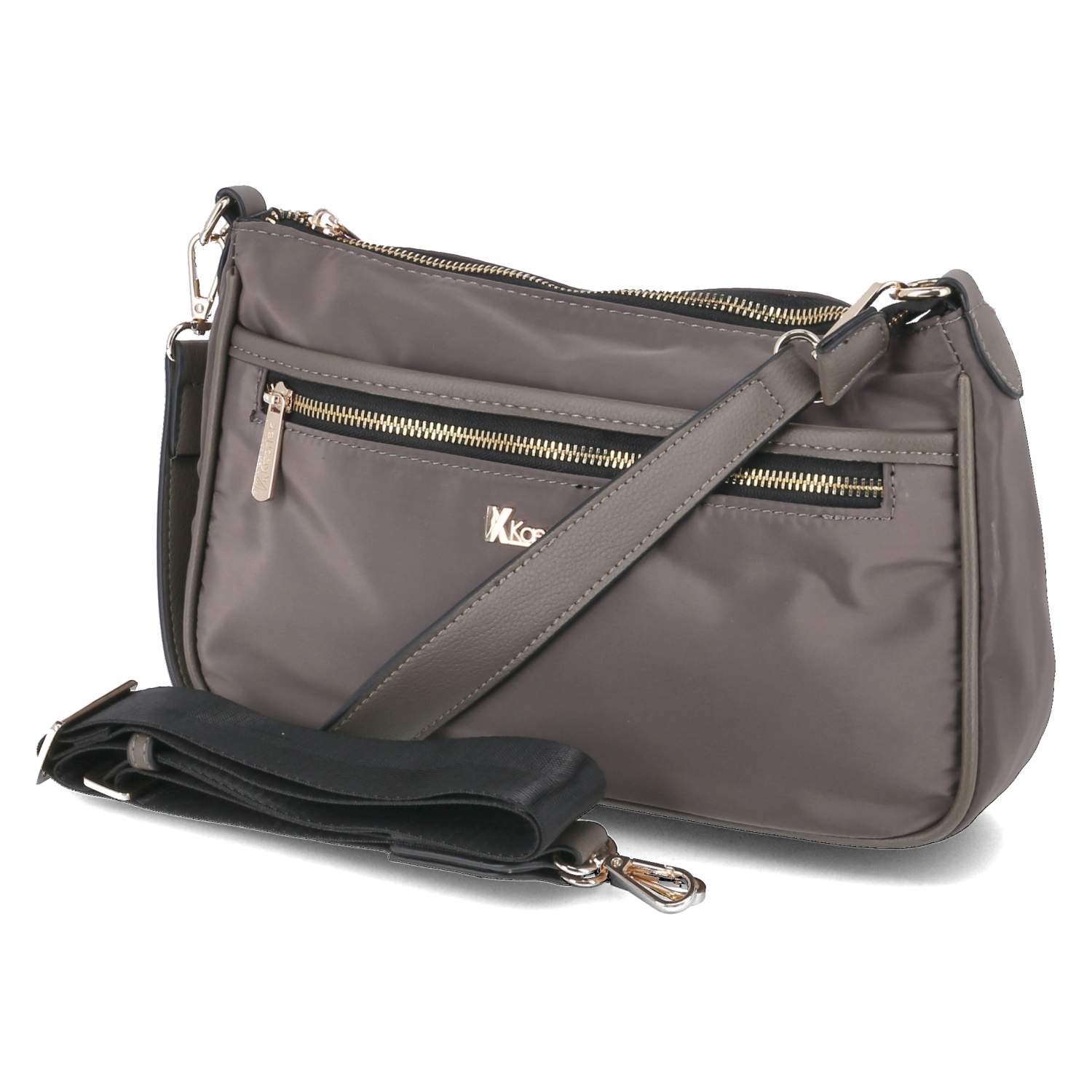 Schultertasche  Taupe