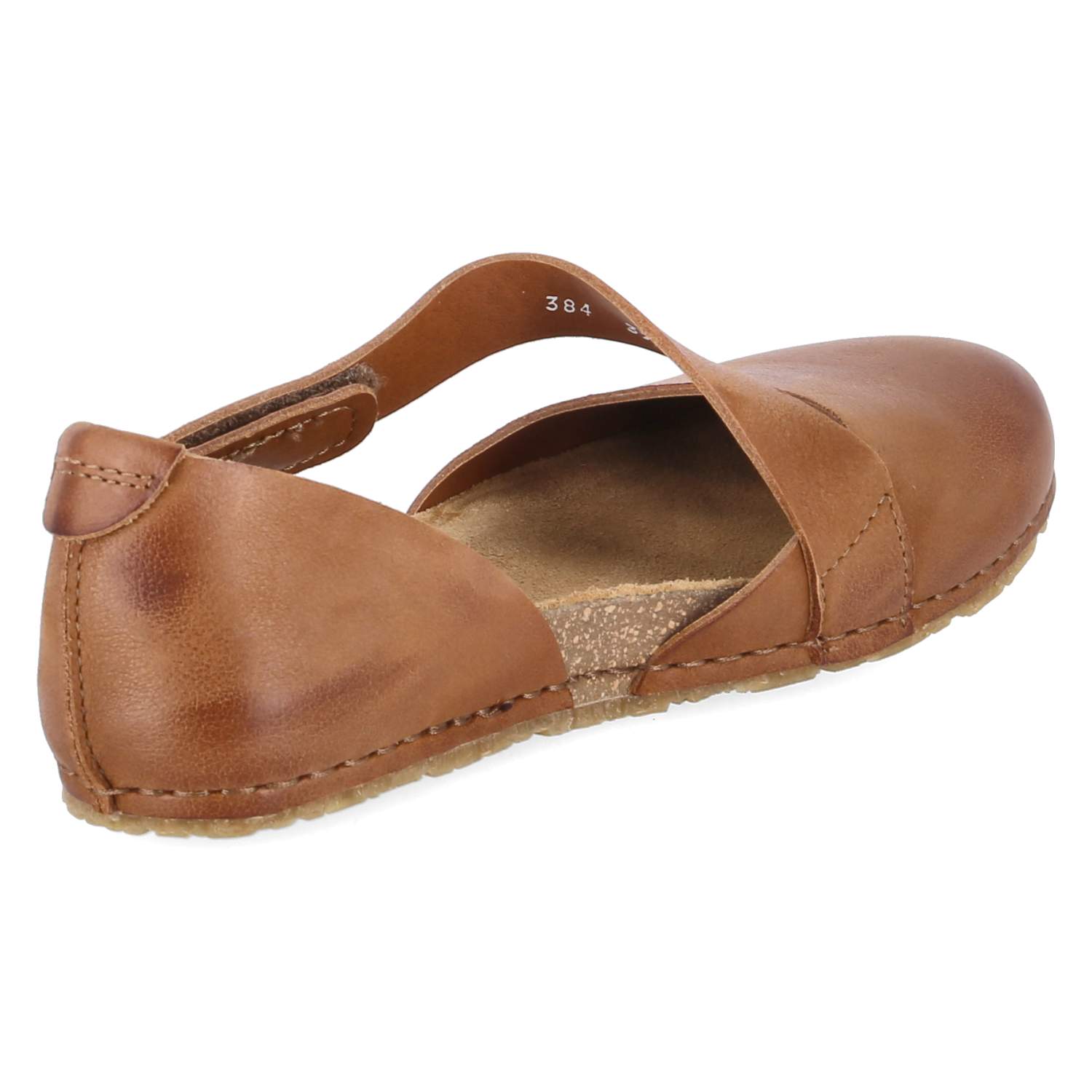 Spangenballerinas CRETA  Braun