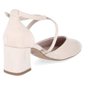 Riemchenpumps  Beige
