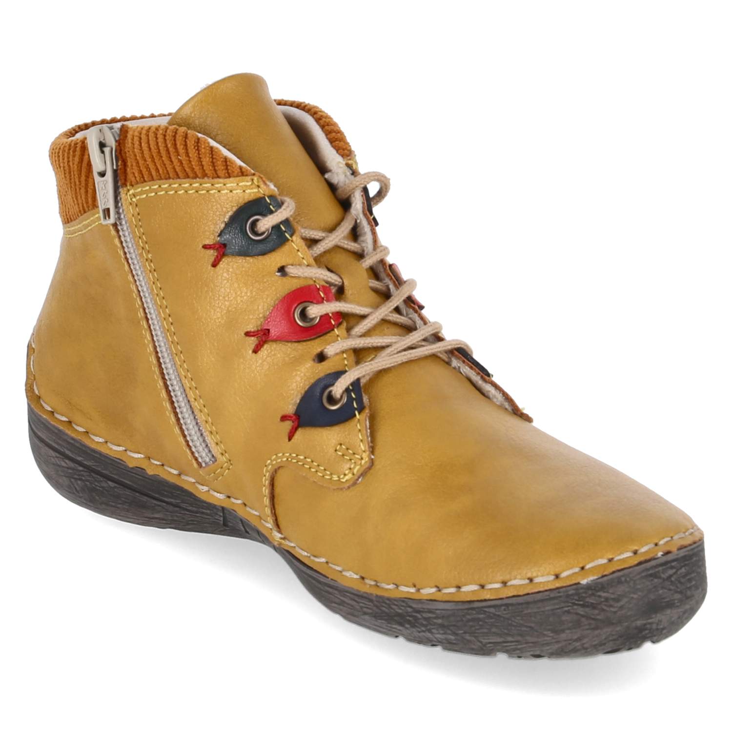 Schnürboots  Gelb