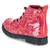 Schnürboots  Rot