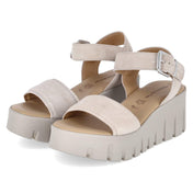 Plateausandalen  Taupe