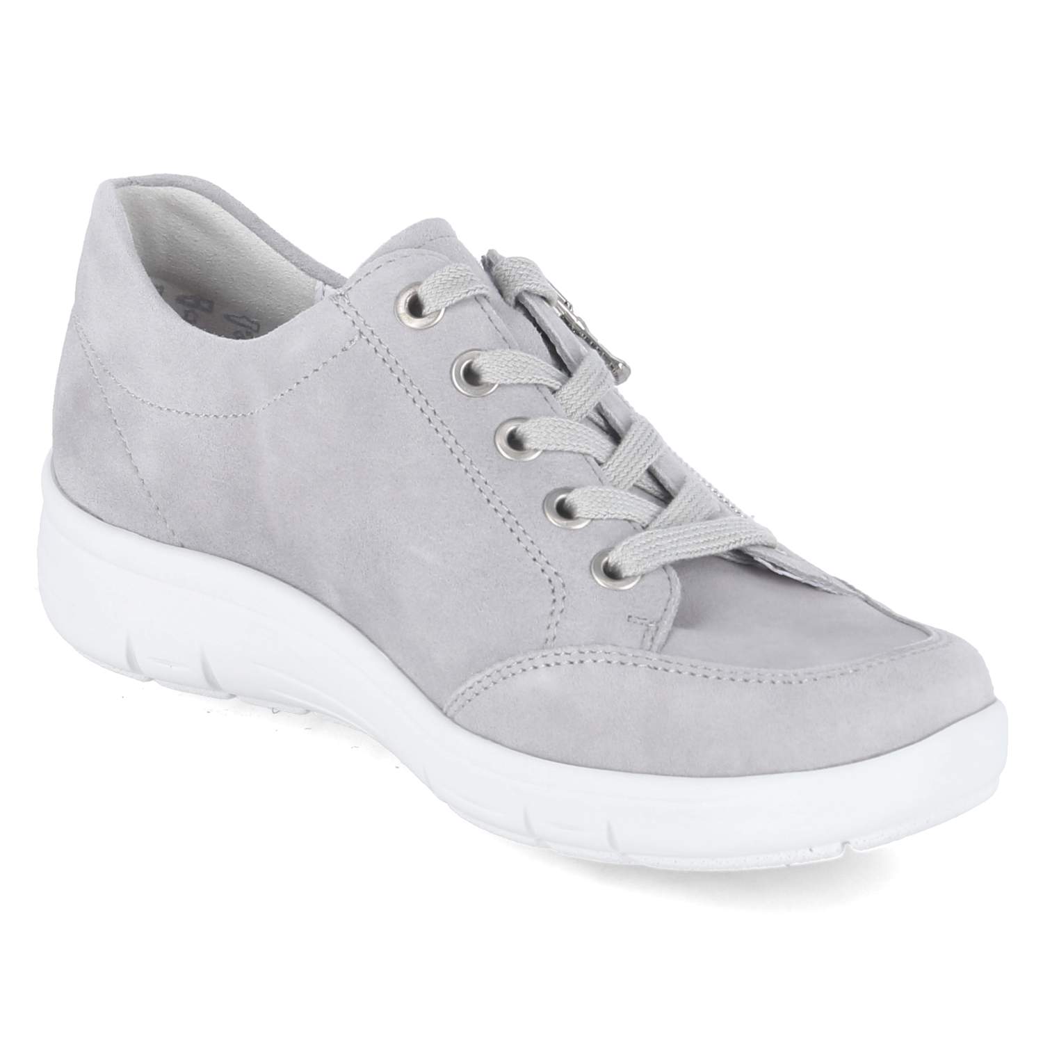 Halbschuhe Grau