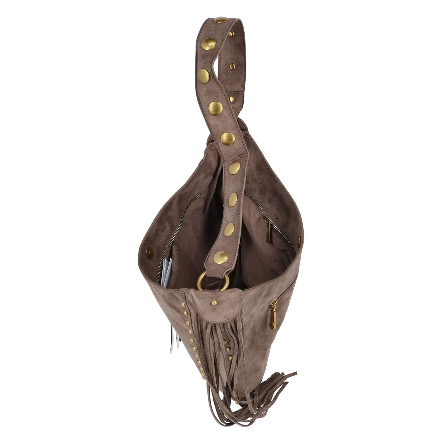 Schultertasche  Taupe