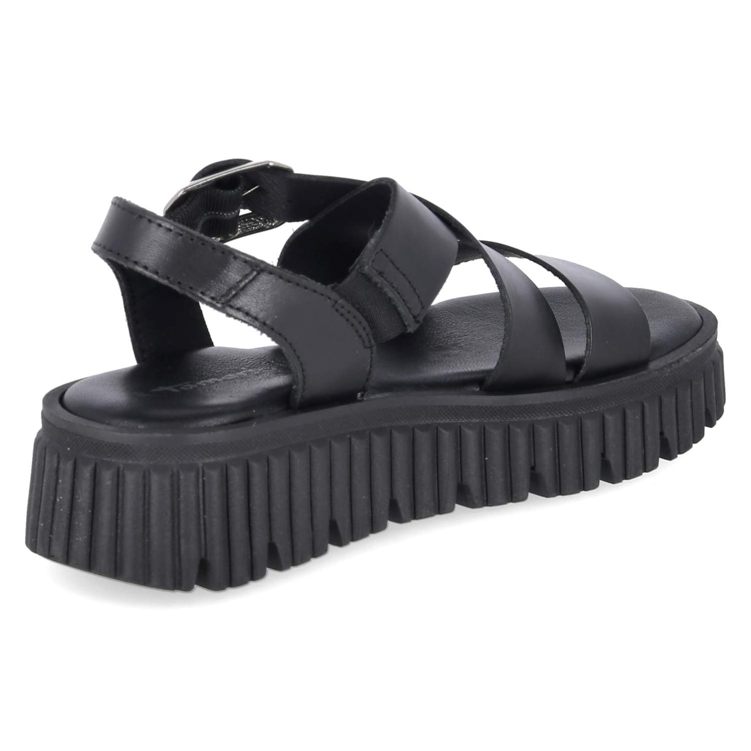 Plateau-Sandalen  Schwarz