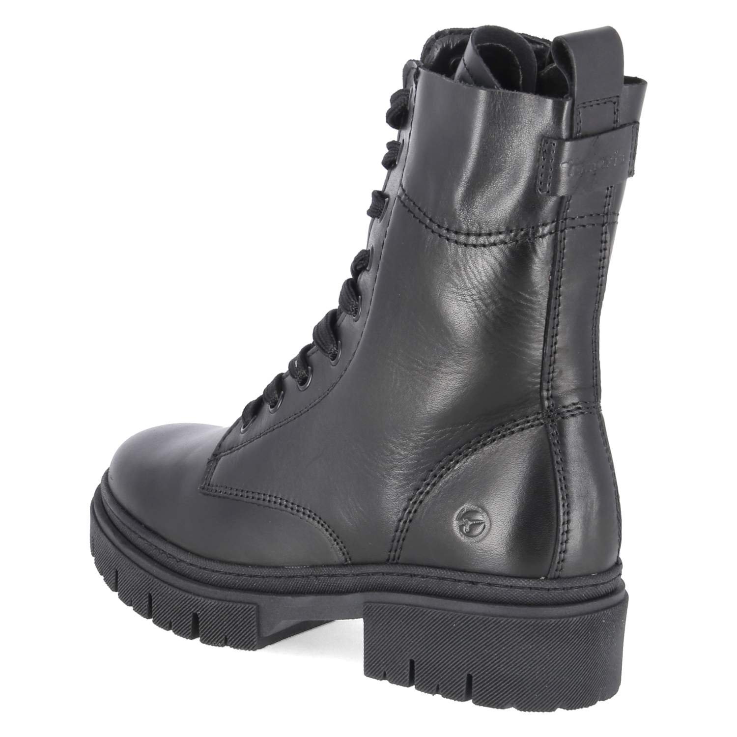 Schnürboots  Schwarz