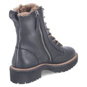 Winterschnürstiefeletten  Schwarz