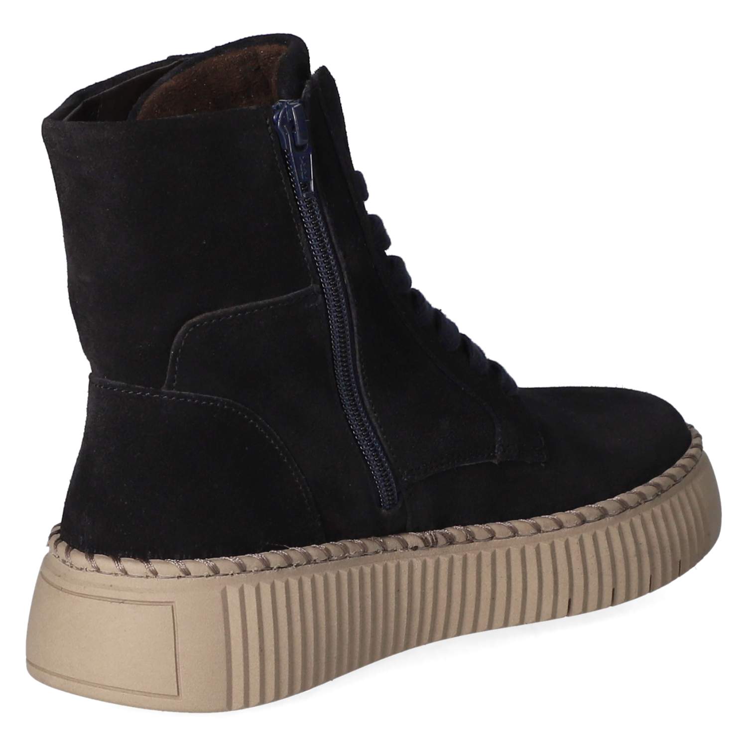 Schnürstiefeletten  Blau