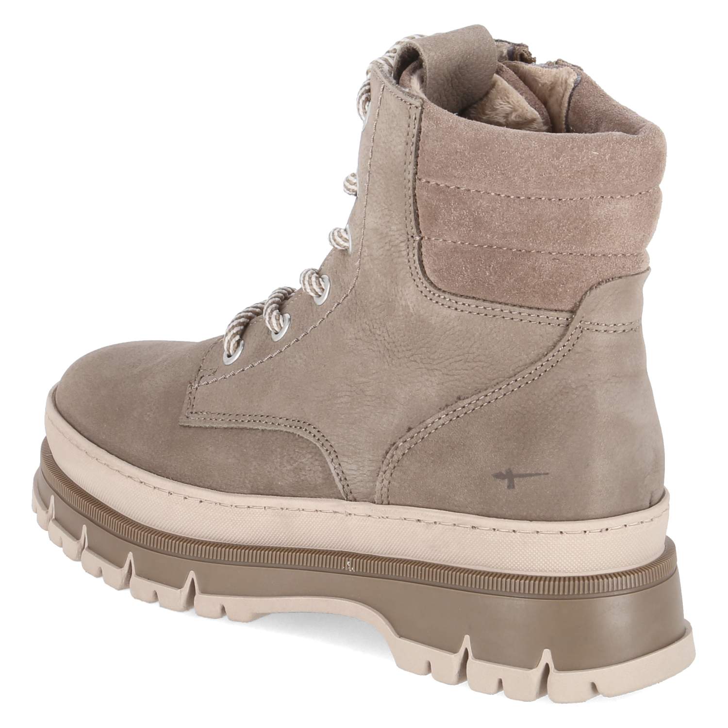 Schnürboots  Taupe