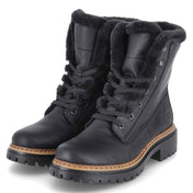 Schnürstiefeletten  Schwarz