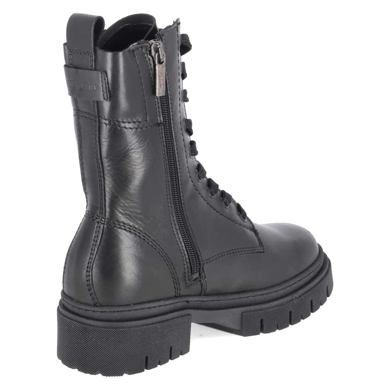Schnürboots  Schwarz