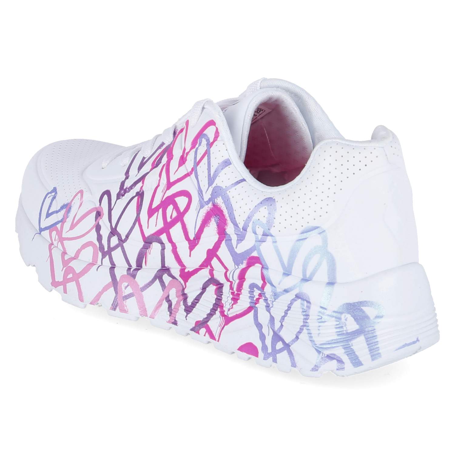 Low Sneaker UNO LITE METALLIC JOY Weiß