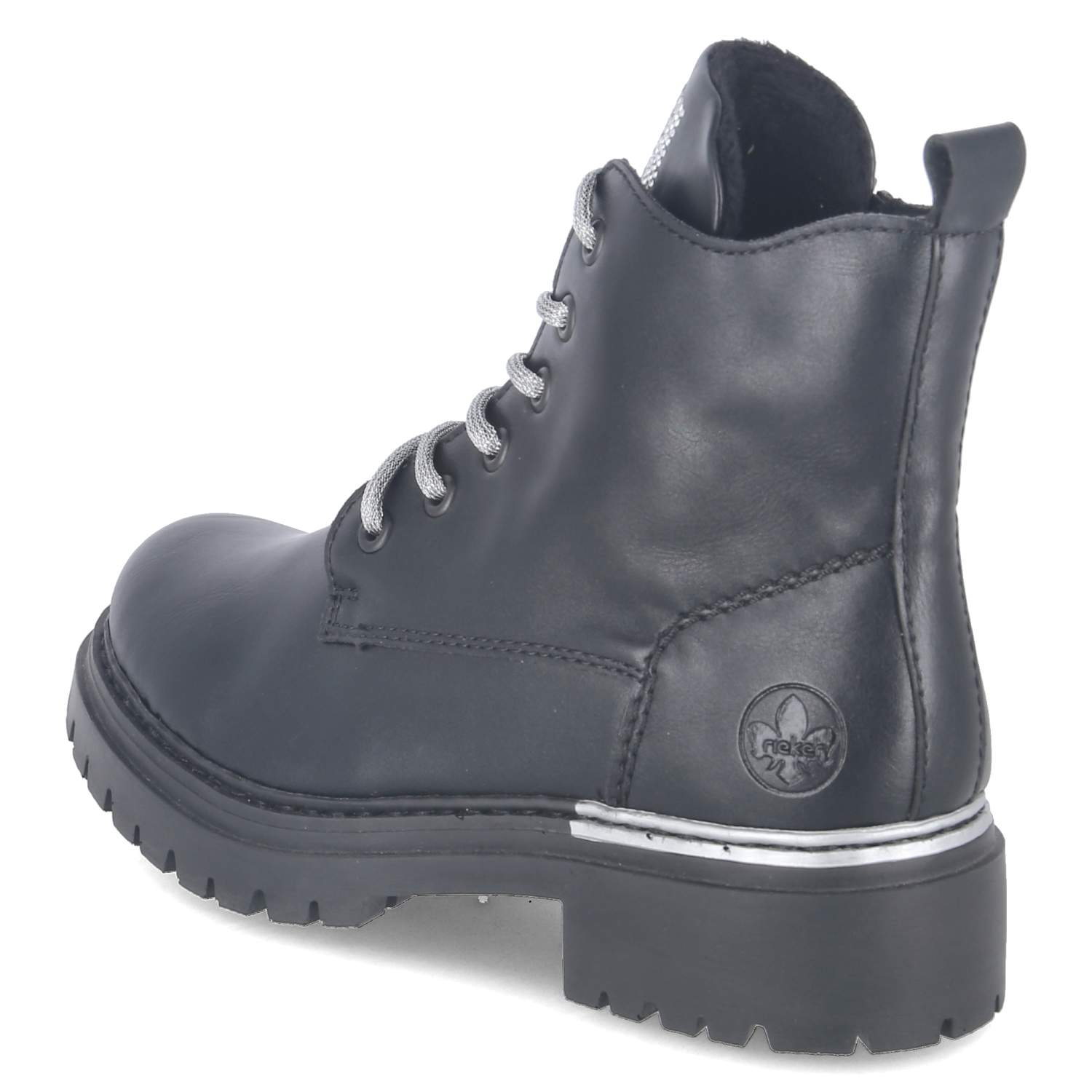 Schnürboots  Schwarz