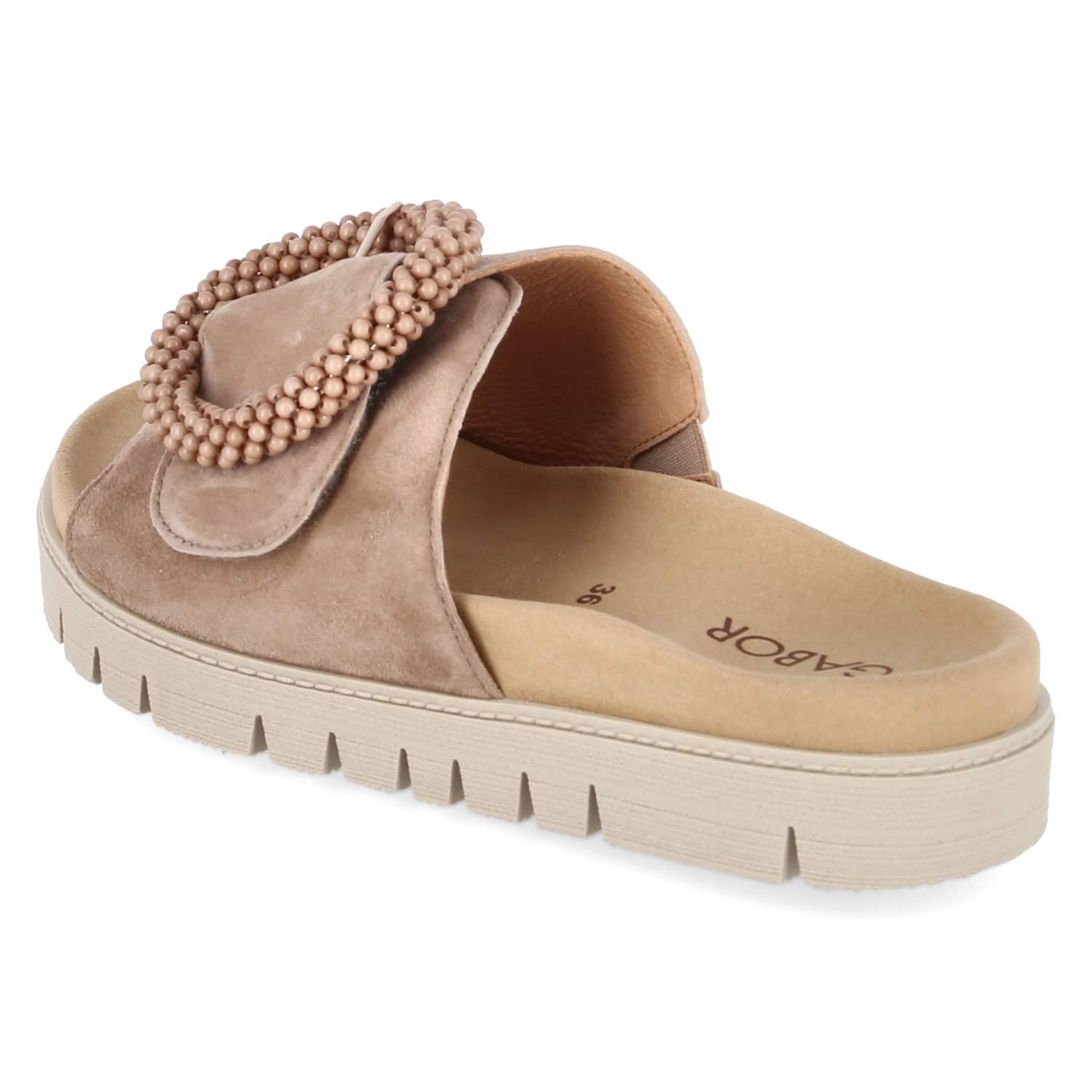 Pantoletten  Beige
