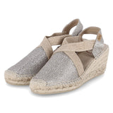 Espadrille-Sandaletten TRITON  Silber