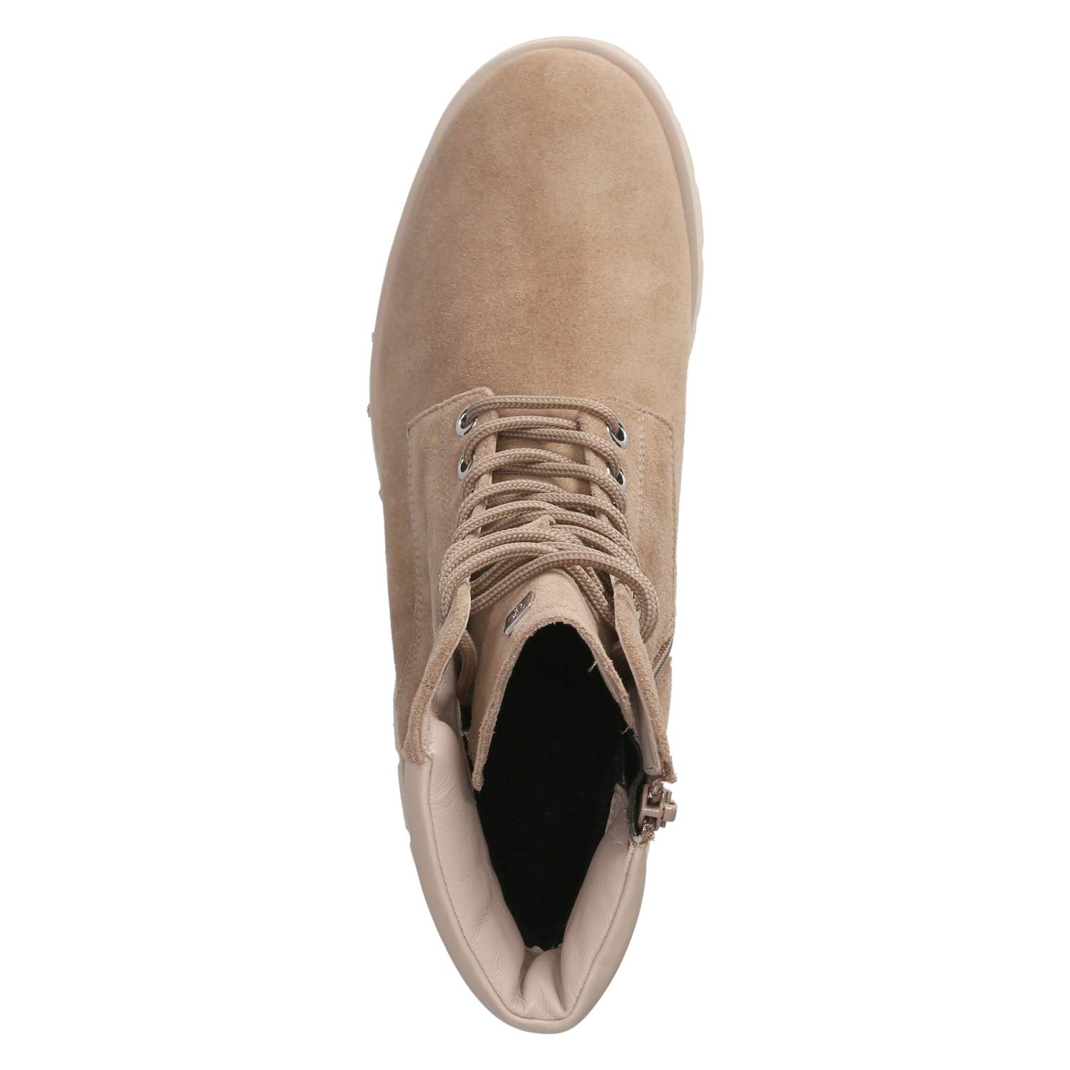Winterschnürstiefeletten  Beige