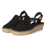 Espadrille-Sandalen NURIA Schwarz