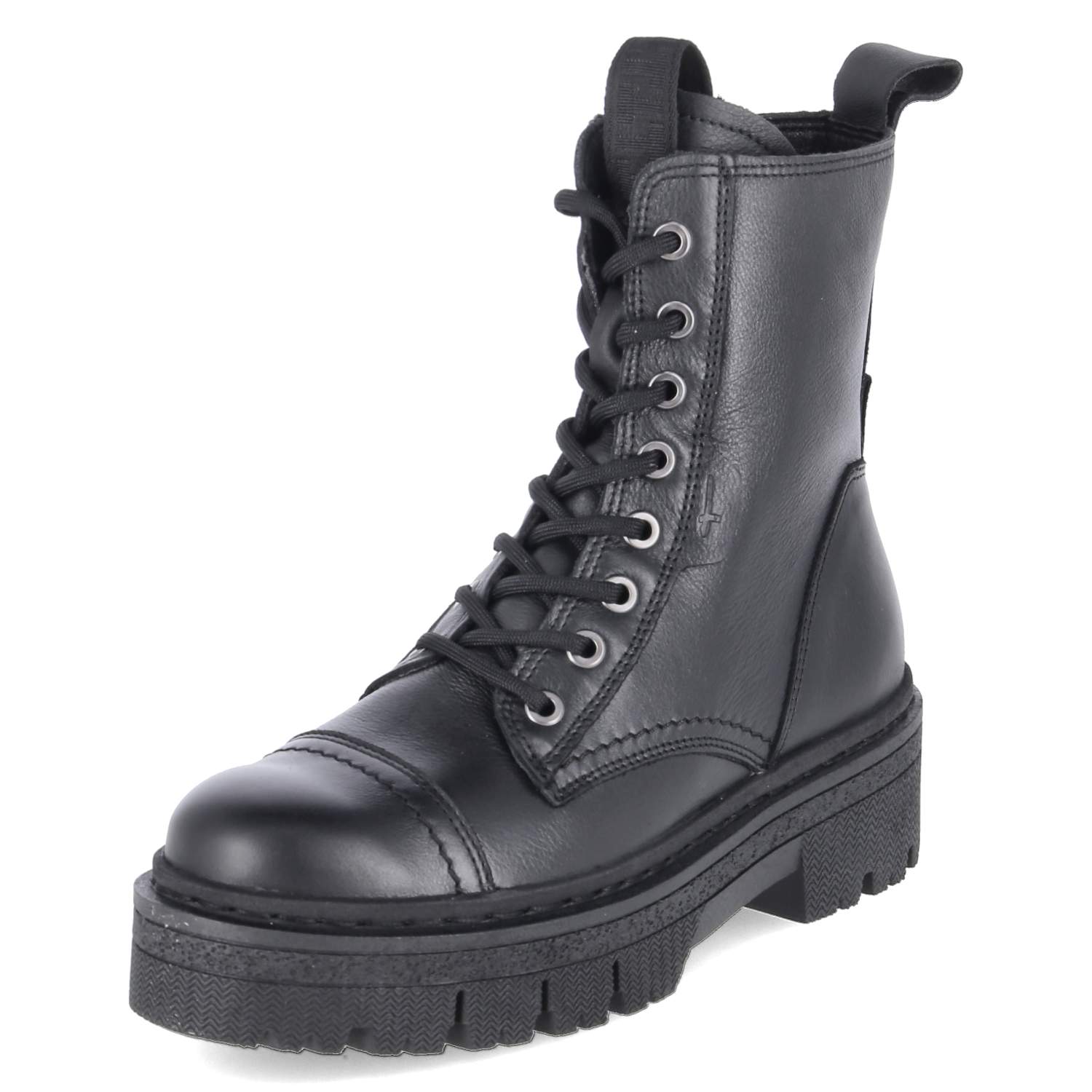 Schnürboots  Schwarz