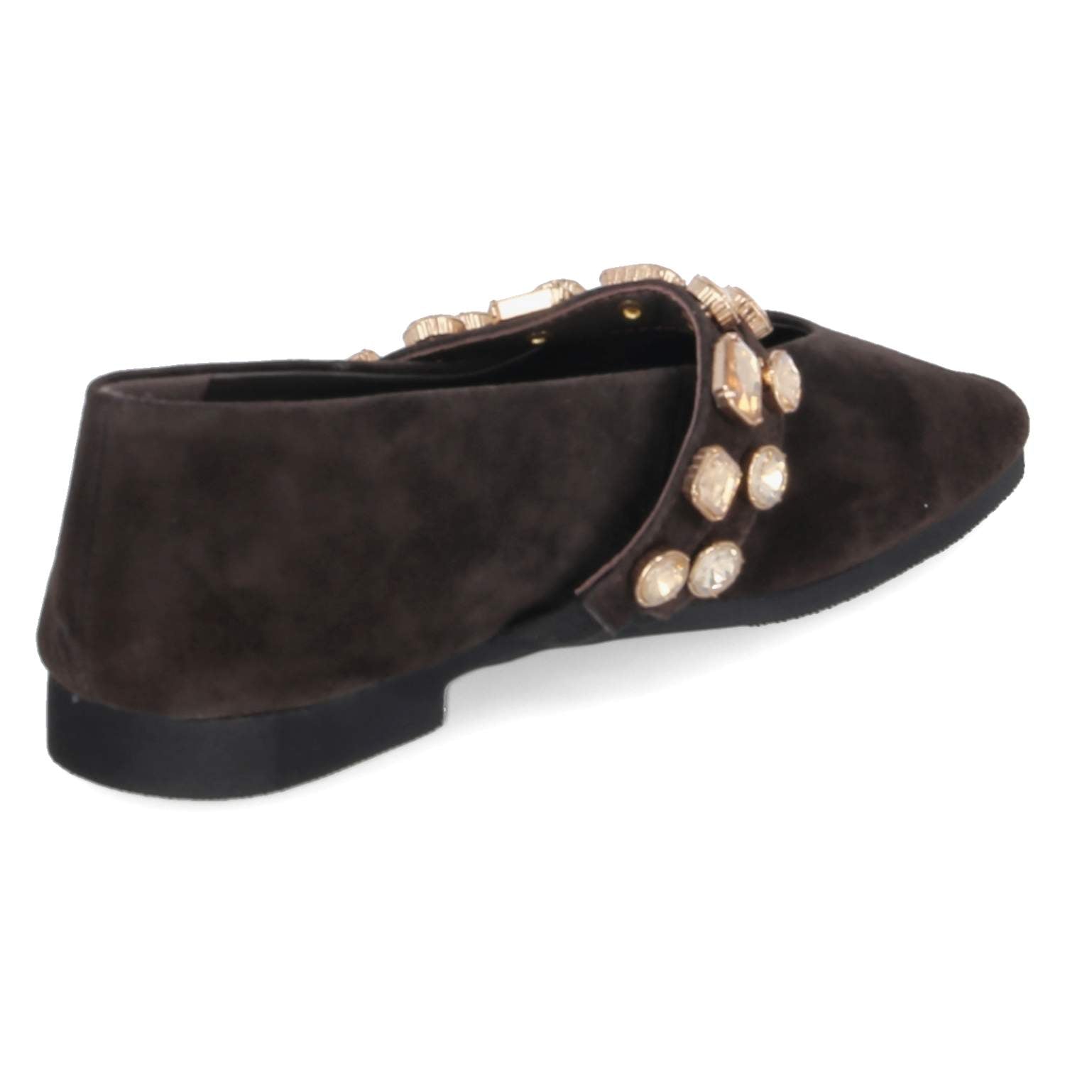 Spangenballerinas  Braun