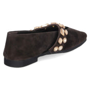 Spangenballerinas  Braun