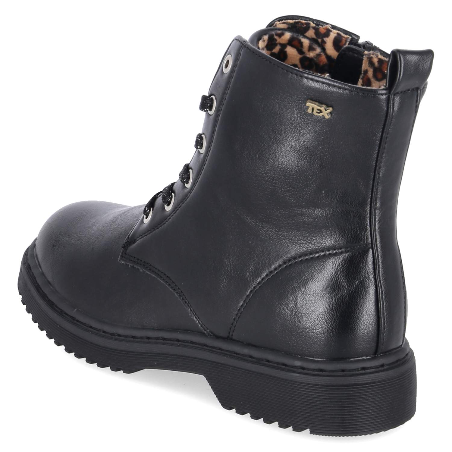 Schnürboots  Schwarz