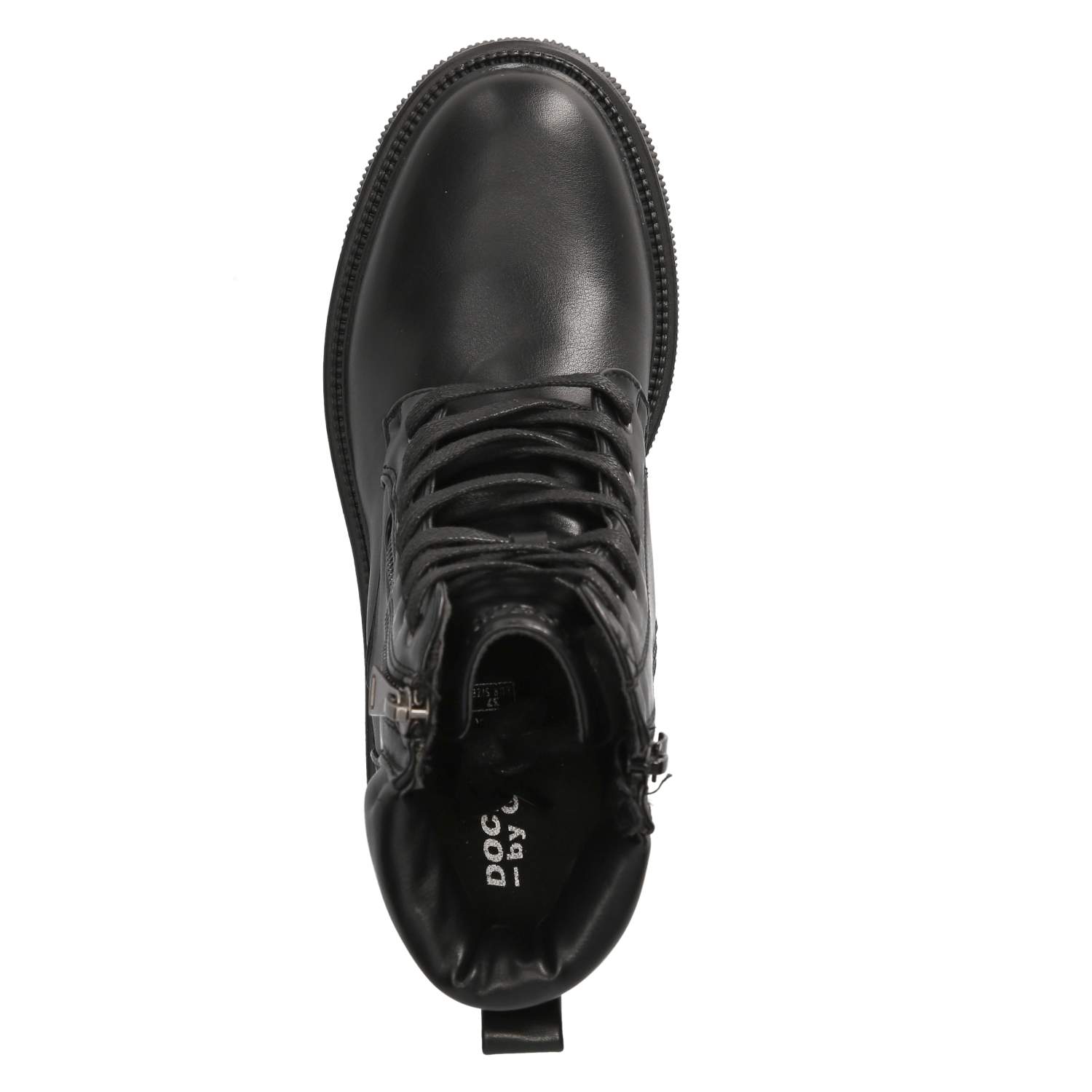 Schnürstiefeletten  Schwarz