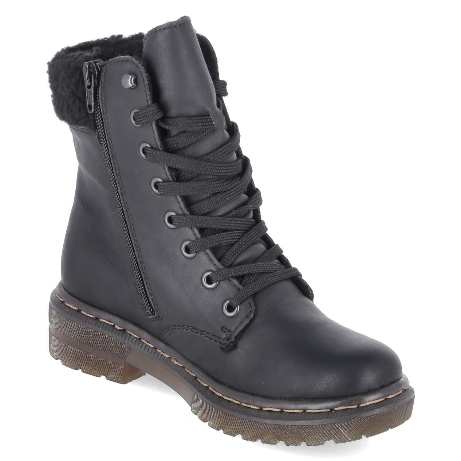 Schnürboots  Schwarz