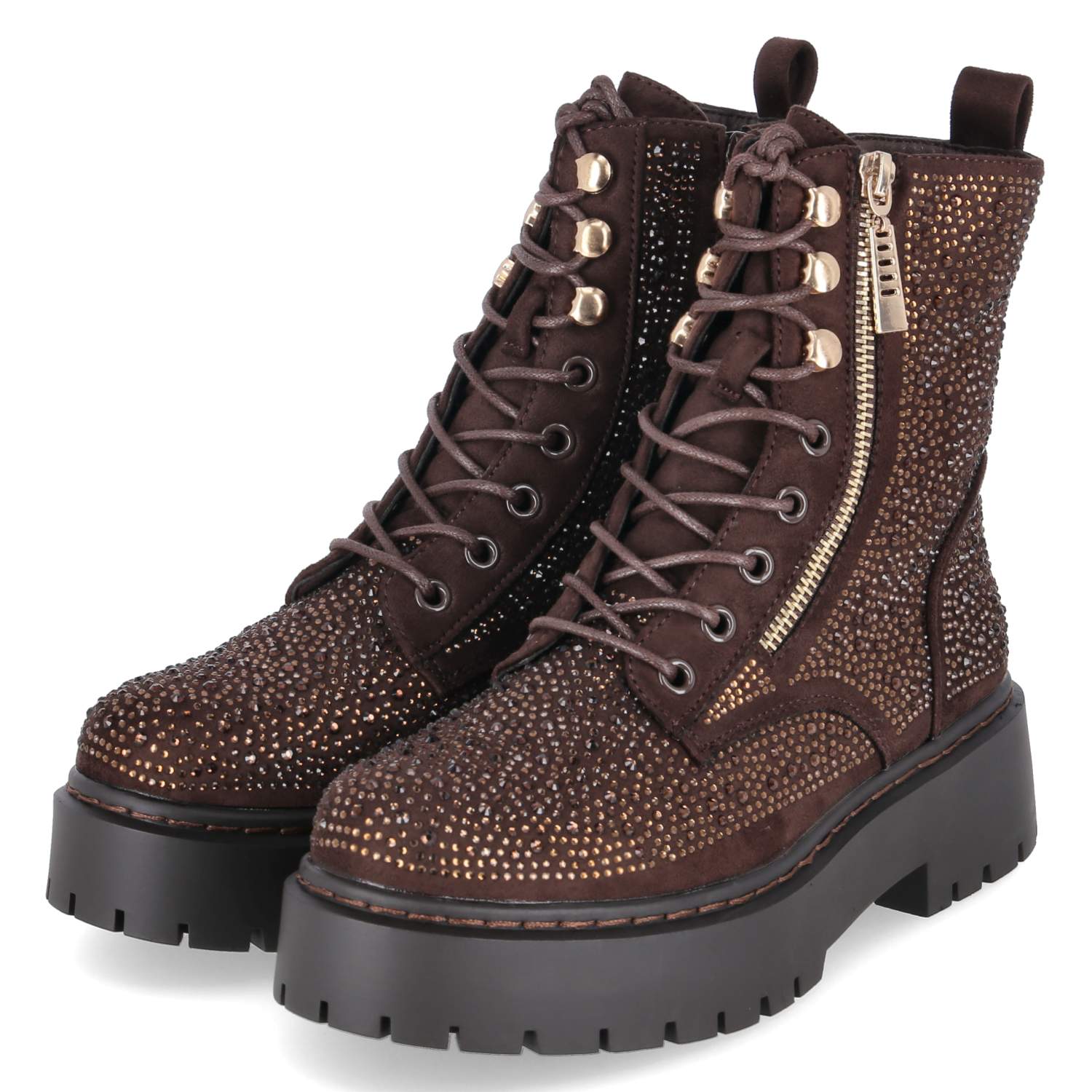 Schnürboots  Braun