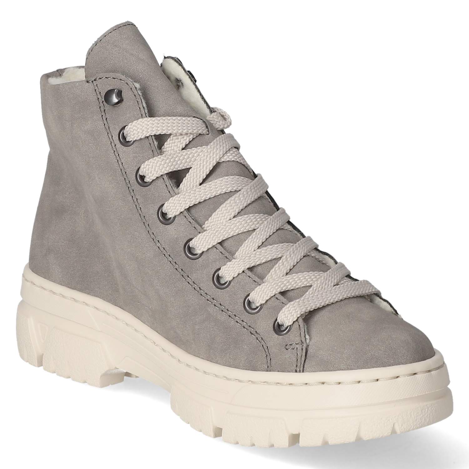 Schnürstiefeletten  Grau