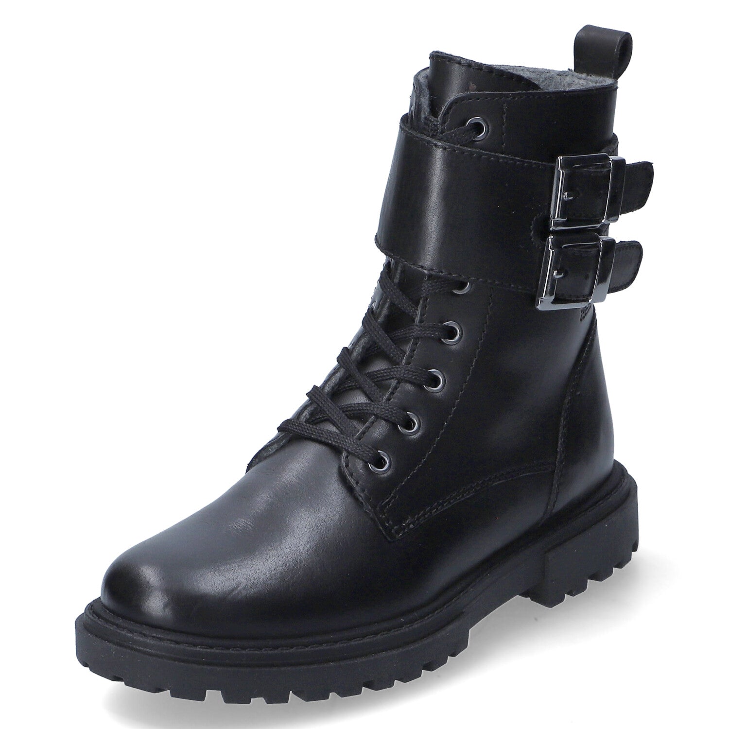 Schnürstiefeletten  Schwarz