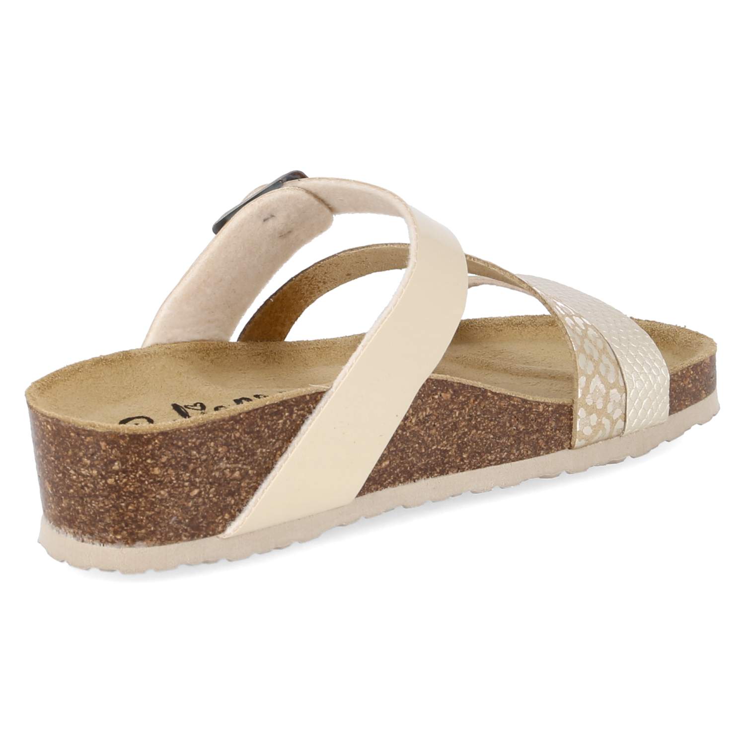 Pantoletten  Beige