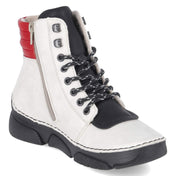 Schnürstiefeletten  Weiß
